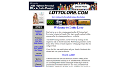 Desktop Screenshot of lottolore.com